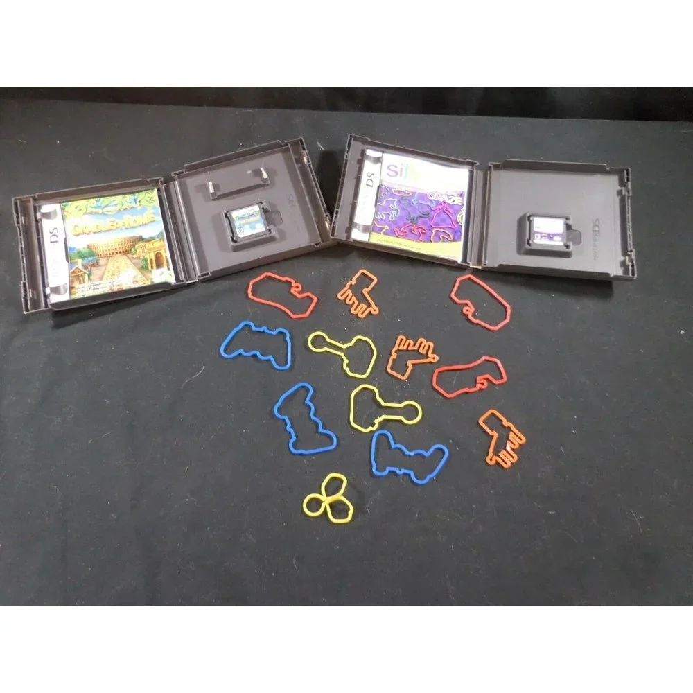 Nintendo DS Silly Bandz Action Game + Cradle of‎ Rome Game Tested Work